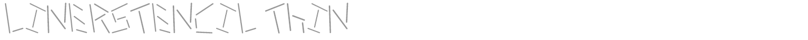 linerstencil thin font preview